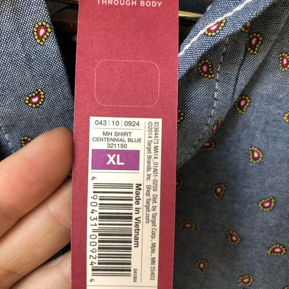 NWT: XL Merona Button Down - Picture 4 of 5